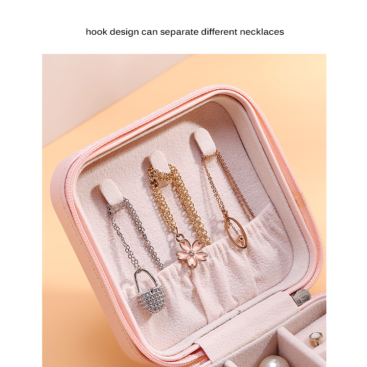 portable jewelry storage case box