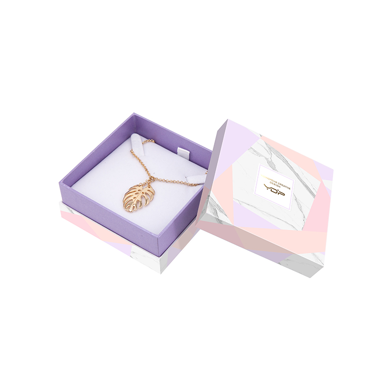 Hot sale jewelry paper card board geometry printing design gift packaging box