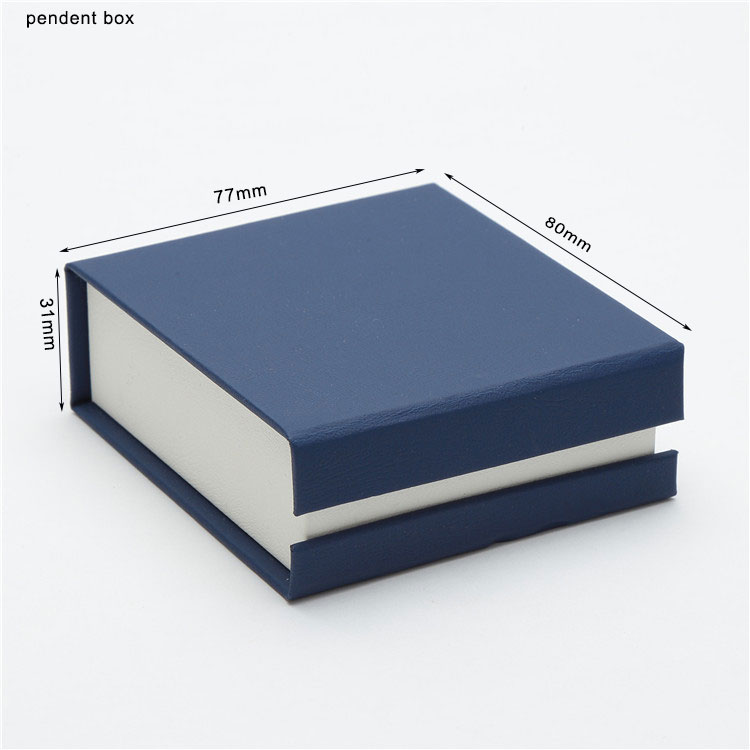 2021 premium custom color texture leatherette fancy paper ring jewelry packaging