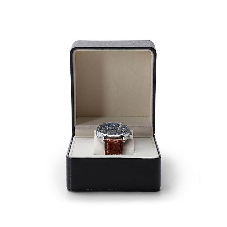 Luxury Leather Gift Packaging boite montre blanc White Black Watch Box