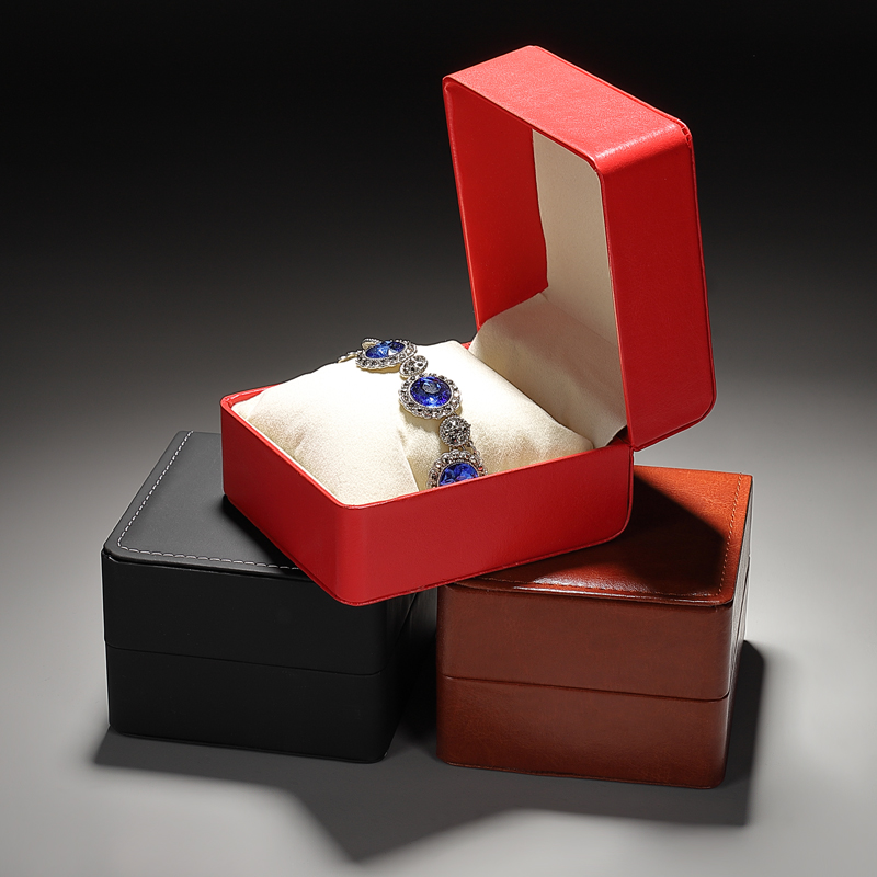 Custom Message Personalized Leather Watch Box