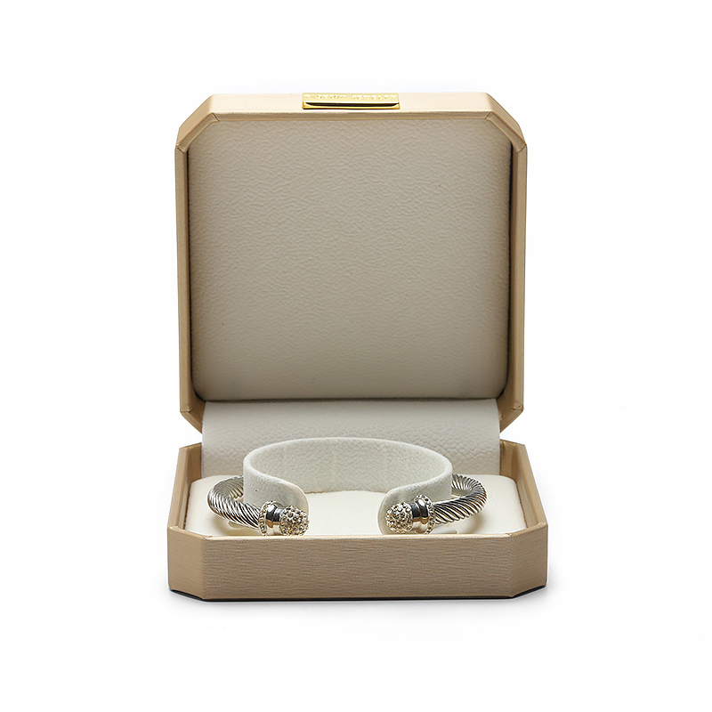 custom wholesale jewellery leather boxes with logo design for women for jewelry gift packaging