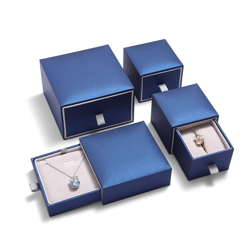 Custom Brand Paper Box Jewelry For Women Bracelet Necklace Pendant Ring Earring 