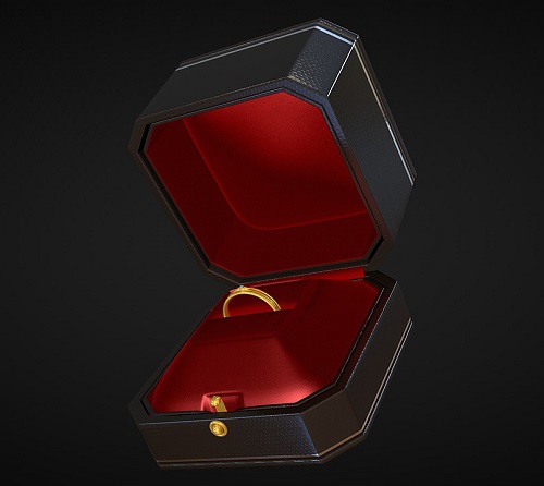 Ring jewelry box custom design