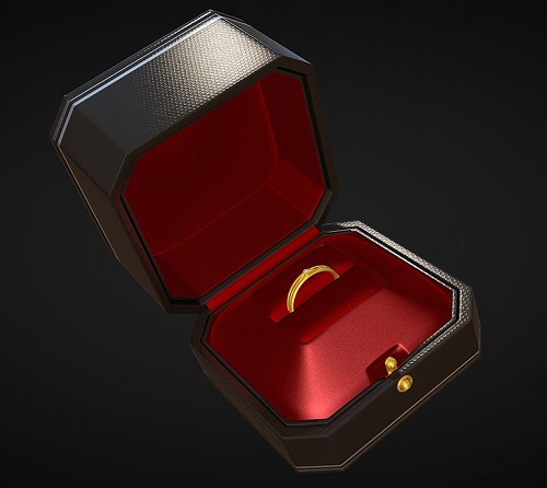 Ring jewelry box custom design