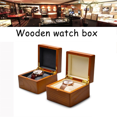 Wooden watch packaging box