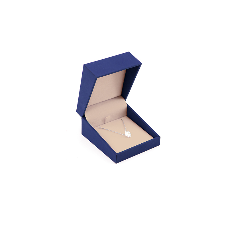 Jewellry box supply organizer  royal blue leather earring boxes necklace case