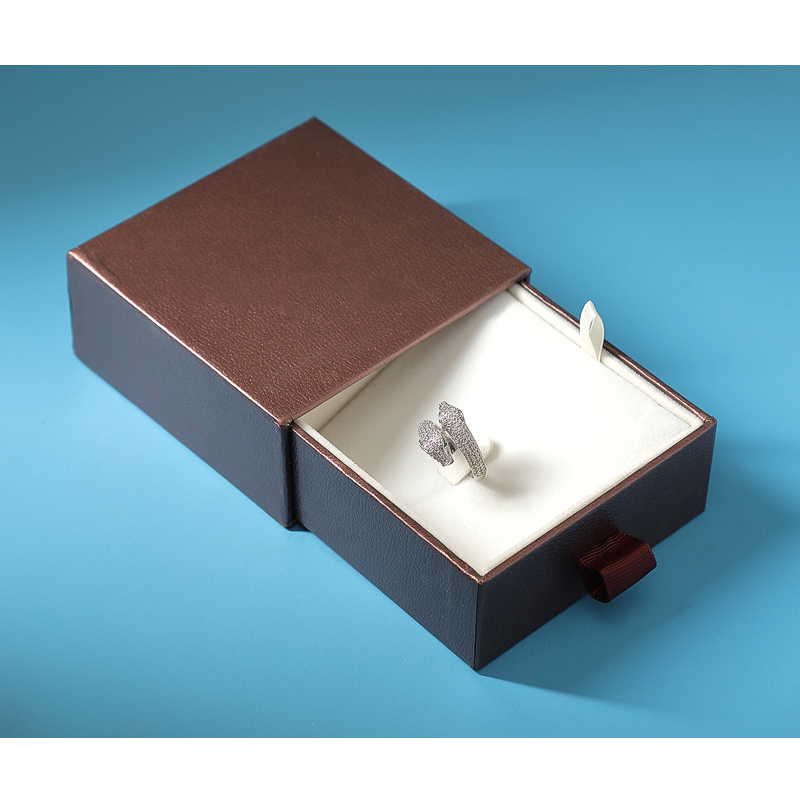 custom logo jewlery storage necklace bracelet earring ring box